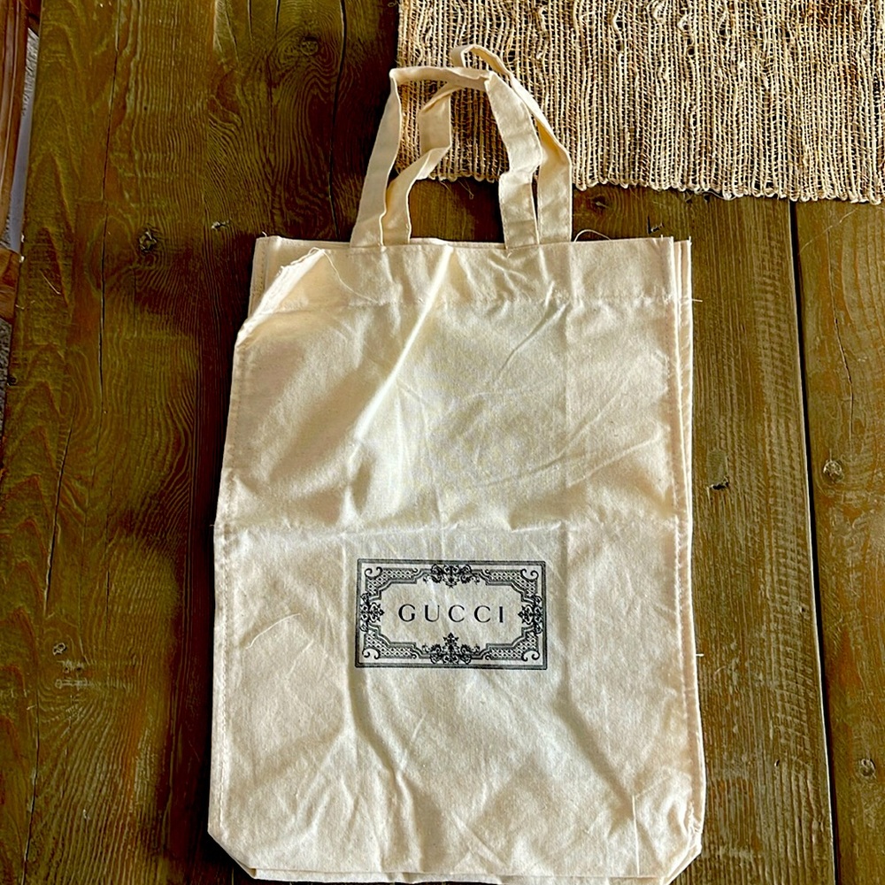 Gucci small canvas tote bag